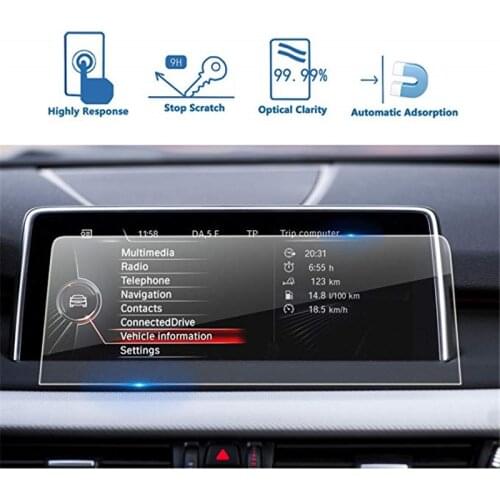 For BMW X5 / X6 2014-2018 F15 F16 Screen Car Navigation Screen Protector Tempered Glass Touch Screen Protector