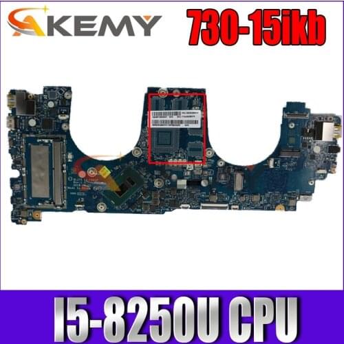 DLZP5 LA-F661P 5B20Q96474 For Lenovo Yoga 730-15IKB 15.6 inch Laptop Motherboard SR3LA I5-8250U CPU
