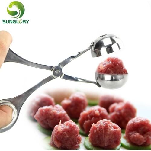 Convenient Meatball Maker Mold Stainless Steel Stuffed Meatball Clip DIY Fish Meat Rice Ball Maker Kitchen Gadgets Cooking Tools