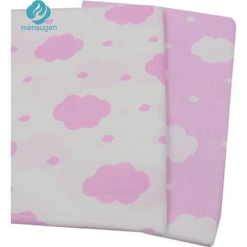 2016 New 50cm*160cm Pink Clouds Cotton Fabric for Patchwork Quilts Pillows Cushions Bed Lines Fabrics Sewing Telas to Patchwork