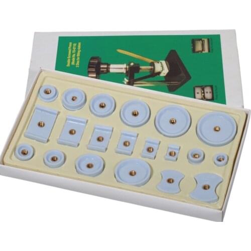 Free shipping 20 pcs Nylon Derlin Dies Set Replace 4 Watch Case Back Crystal Closer Press Repair Tool