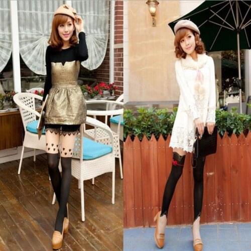 2020 The New Love Butterfly Knot Bud Silk Stockings Pantyhose Color Kitten Free Shipping