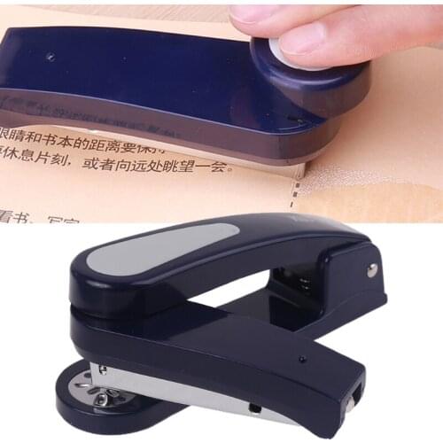 360 Degree Rotary Stapler 2-25 Sheets A4 Paper Capacity Bookbinding Machine Manual Binding Supplies for Office Home School