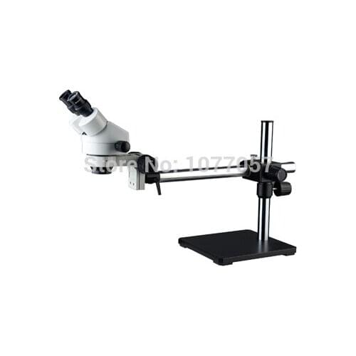Factory Direct Sale ,CE 3.5x-45x Binocular Single Boom stand zoom Stereo Microscope ,Well sold In EU , USA