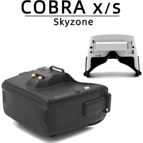 SKYZONE Cobra S 800x480 4.3inch Cobra X 1280x720 4.1inch 5.8G 48CH RapidMix Receiver Head Tracker DVR Goggles FPV Racing drone