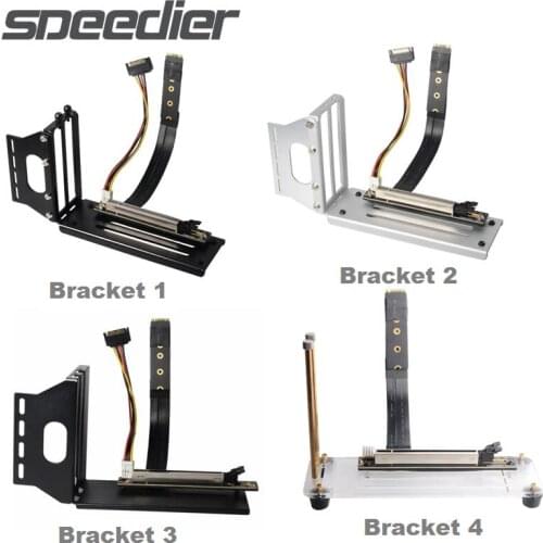 Brand New GTX1080ti RX580 RX5700 Graphics Card Vertical Brackets GPU Extension Cable PCIe3.0 x16 To M.2 NVME M-Key Riser Adapter