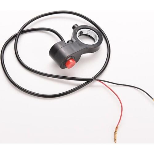 1PC 0.7m New 7/8'' Universal Motorcycle Handlebar Switch E-Bike Motor Single Switch Cable ATV Horn Starter Kill Button Switch