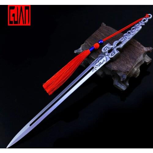 Zinc Alloy Chen Qingling Tv Theater Version Wuyi Ancestor Wei Wuxian Yin Iron Sword Weapon Alloy Weapon