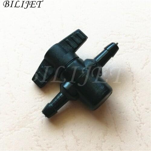 1pc Large format printer CISS ink system manual valve 2 ways Flora Roland Eco solvent UV printer valves inks tube switch 5X3MM
