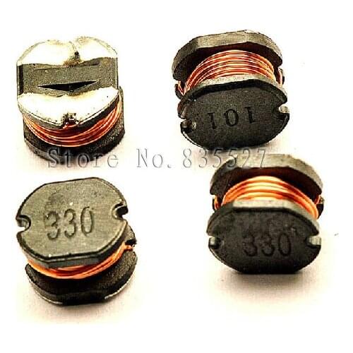 50PCS/LOT SMD power inductors CD75 33UH printing 330