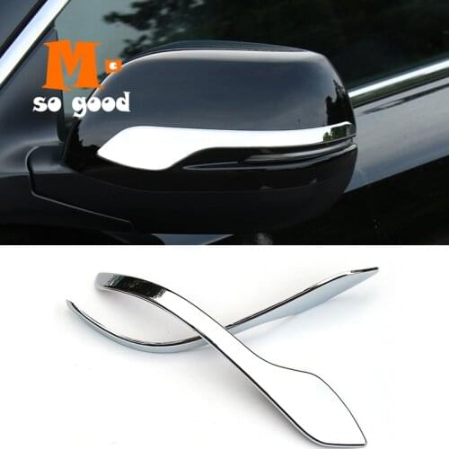 For Honda CRV CR-V Accessories 2012 13 14 15 16 17 18 19 2020 ABS Chrome Car Side Door Rearview Turning Mirror Stripe Cover Trim