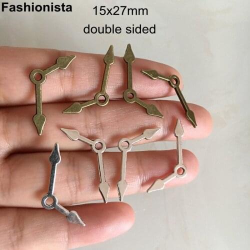 Free Shipping -100PCS DIY Accessories Clock Pointer Antique Bronze 15*28mm Metal Clock Needle Charms,Craft Supplies