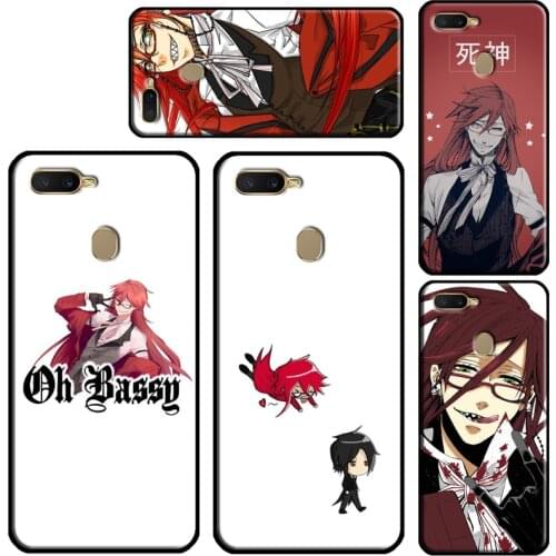 Grell Sutcliff Black Butler Phone Case For OPPO A91 A15 A5 A9 A53 A31 2020 A5S A3S A1K A52 A72 F5 F7 Reno 2 Z 4 Pro