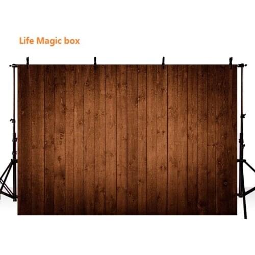 Floral Backdrop Tuin Vinyl Achtergrond Primary Color Vertical Wooden Slab Foto-281