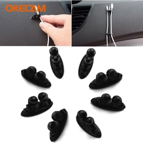Car Wire Clip Cable Charging Cable Holder for Skoda Octavia A5 2 A7 A4 Fabia 1 3 Rapid Superb 2 Yeti Kodiaq Roomster Felicia VRS