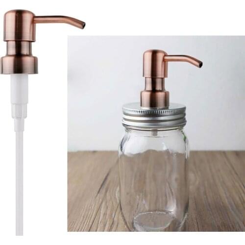 Metal Soap Lotion Dispensers Anti Leak Stainless Steel Nozzle Plastic Tube Pumps Bathroom Liquid Bottle Bird Head Dispenser Pump