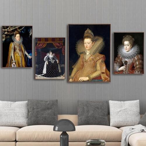 Home Decoration Print Canvas Wall art poster oil unframde Drawings paitings Frans Pourbus the Younger
