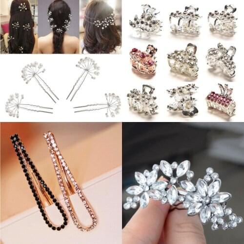 Hot Sale Hair Clip Girl Lady Hair Barrettes Apparel Accessories Headpiece Women Hairpin Hair Claw Gold Silver