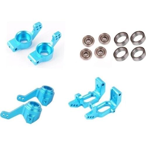 HSP 1/10 02013 02014 02015 Upgrade Parts Base C Rear Shaft Mount Front Steering Cup Ball Bearing for RC Car 94103 94107 94111