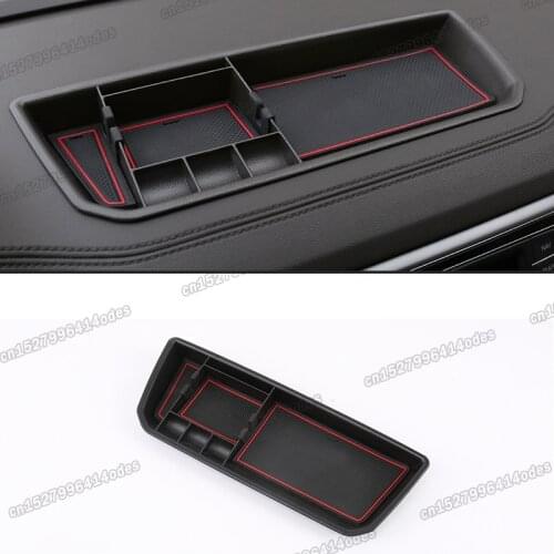 Lsrtw2017 Car Center Console Armrest Plate Storage Box for Volkswagen Atlas Teramont Vw 2017 2018 2019 2020 Accessories Auto