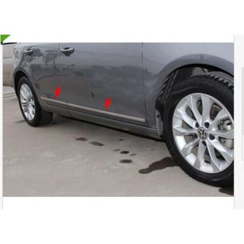 Stainless Steel Body door Side Molding trim Chrome for VW Golf 6 MK6 2010-2012