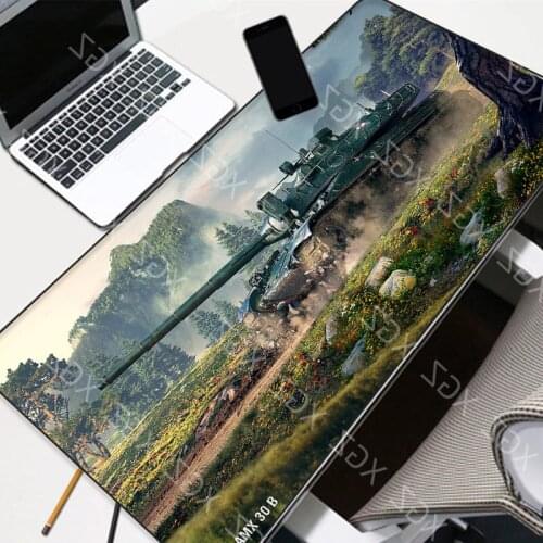 XGZ World of Tanks Mouse Pad Large Anti-slip Gamer Gaming Mousepad Keyborad Mat Laptop Padmouse Desk Protection Gamer to Mouse