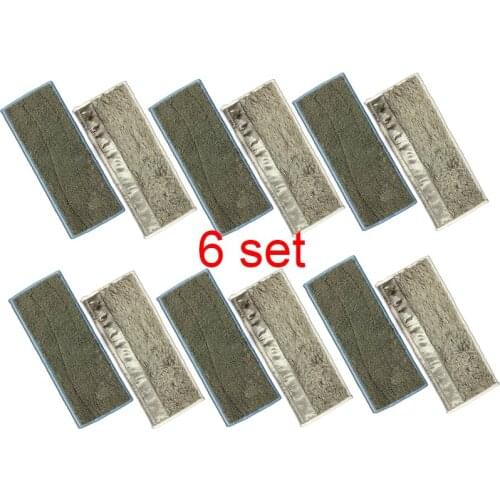 12Pcs Washable Wet Dry Mopping Pad for iRobot Braava Jet M6 Mop Cloth Vacuum Cleaner Replacement Cleaning Rags Spare Parts