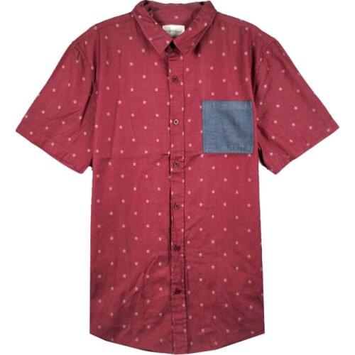 Mens American Stars Short Sleeve Shirt USA Size L (Faulty)