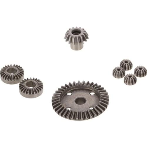 8Pcs Metal Differential Gear Set 12T 15T 24T 38T For RC Hobby Model Car 1/18 Wltoys A959 A969 A979 A929 Hopup Spare Parts