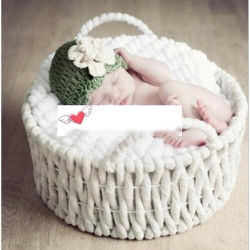 New Newborn photography props Baby Photography Supplies Studio Props Children Basket Hundred Days Basket Baby Basket Kids Toys