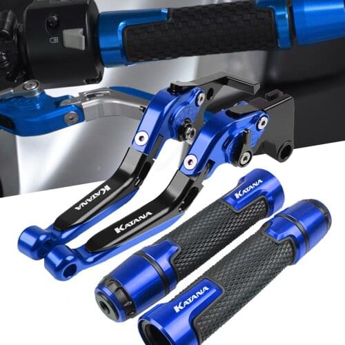 Motorcycle Brake Clutch Lever & Handlebar Grip End For SUZUKI KATANA GSX600F GSX600 GSX 650 F 1989-2007 2006 2005 2004 2003 2004
