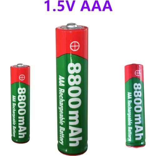 2021 Brand New Batch AAA Battery 1.5V 8800mAH Alkaline Rechargeable Battery for Remote Control Toy Battery