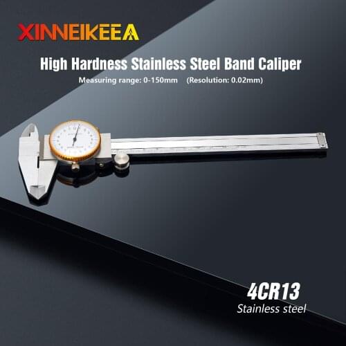New Caliper Accuracy 0-150mm With Table Caliper High Precision Stainless Steel Caliper Anti-rust Anti-corrosion Wear-resistant
