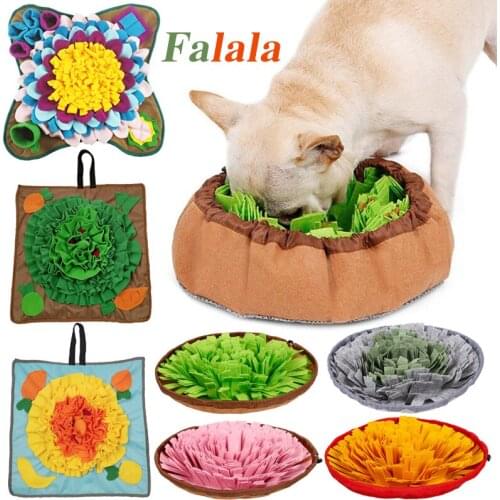 Pet Dog Snuffle Mat Nose Smell Training Sniffing Pad for Dogs Slow Feeding Food Dispenser Washable Puppy Funny Carpet Puzzle Toy