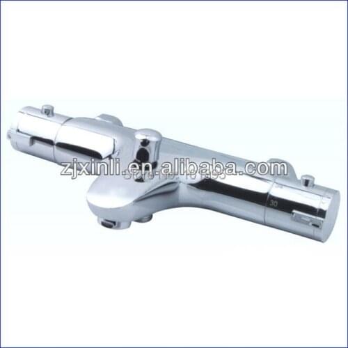 X9005BS - Luxury Wall Mounted Chrome Color Brass Material Thermostatic Bath Shower Faucet