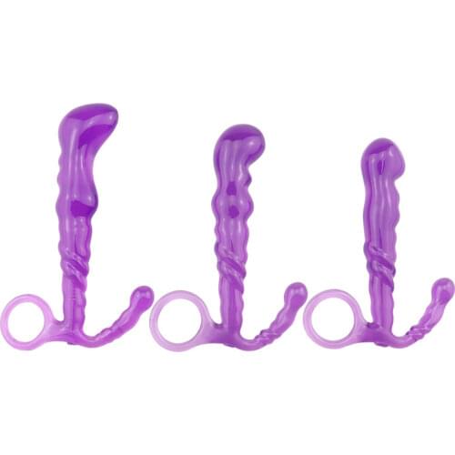 1PC Sex Toys for Men Women Anal Plug S/M/L Adult Products Prostate Massager Crystal Jewelry Butt Plug with Pull Ring