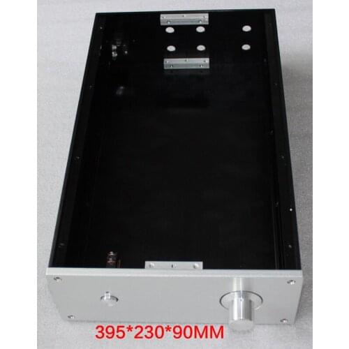 395*230*90MM All-aluminum Power Amplifier Chassis WA11 Tube Amplifier Multi-purpose Case Audio Shell Power Box 3886 Enclosure