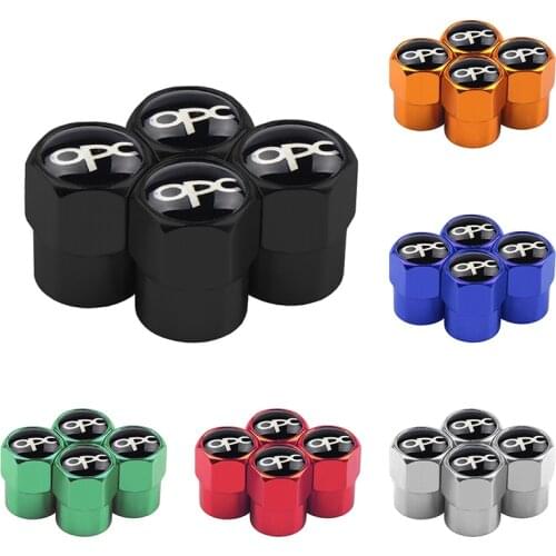 4pcs Excellent Auto Wheel Tire Valve Stem Caps For Opel Opc Astra D G H V Badge Corsa Insignia Car Accessories Car-Styling