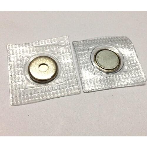 50pcs Hidden Magnet Snap Buttons With PVC in 14mm