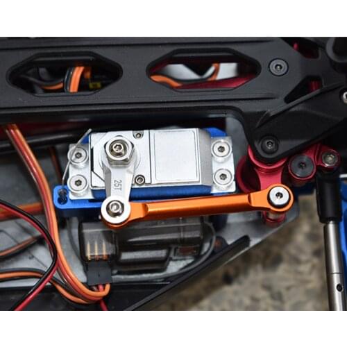 RC Car Part Alloy Servo Pull Rod Steering Gear Tie Rod Linkage for LOSI 1/10 LASERNUT TENACITY ULTRA 4 ROCK TACER-LOS03028