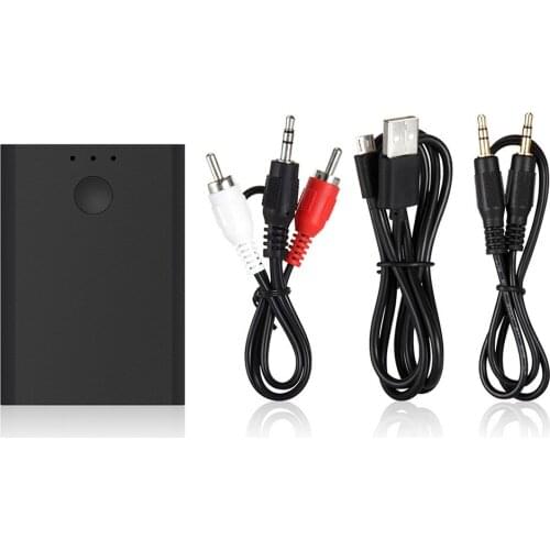 2 IN 1 Wireless audio receiver transmitter Bluetooth V3.0 Music Receptor Wireless Adapter A2DP 3.5mm for TV PC Speaker Headphone