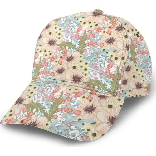 Floral Berries Baseball Cap Fashion Men Hat Cap Summer Dad Hat Male Sports Hat