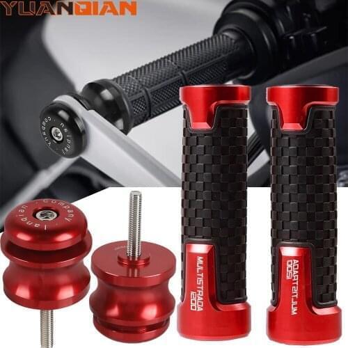 For Ducati Multistrada 1200 Enduro Pro 2017-2018 Motorcycle Handlebar Grips hanguard bar ends weight Plug 1200 Enduro 2016-2018