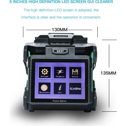 FTTH Optical Splicing Machine Komshine GX37 Manufacturer Fusion Splicer Fiber Welder