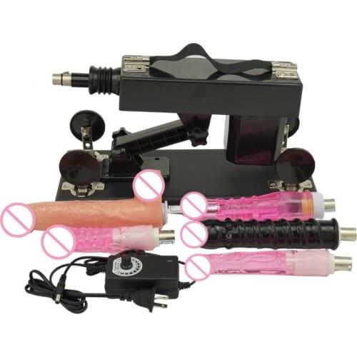 FAAK Automatic Thrust Sex Machine Gun With Pump Moving Dildo Sex Toy Set For Women And Men Dildo Machine For Women Masturbator