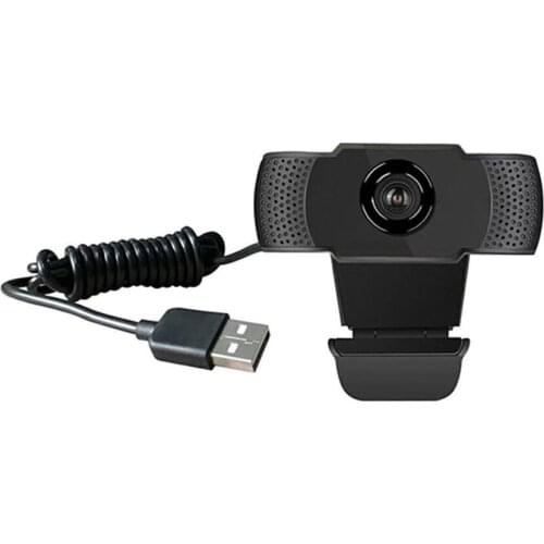 HD USB PC Web Digital Camera for Video Conference Gaming Webcam 1080P Drive Free Webcam with Microphone for Laptop PC Desktop