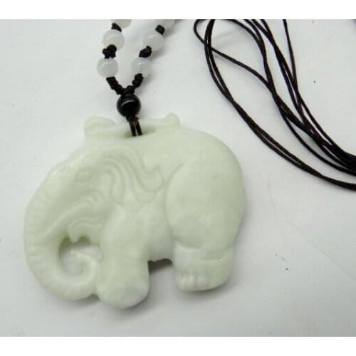 Natural stone Chinese white black green stone hand-carved amulet pendant for diy Jewelry Making necklace Accessories A55