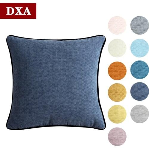 Modern Linen Pillowcase Plain Cushion Cover Car for Living Room Pillow Home Decorative Sofa Office Nordic Throw Pillows 45x45cm