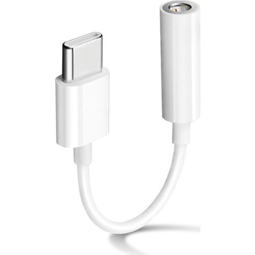 Type C to 3.5mm Audio Jack Adapter for Wired Headphones Connecting Cellphones Type C to Earphones Cable Converter