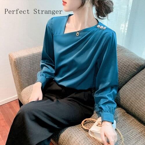 Женские атласные рубашки Perfect Stranger China At AliExpress